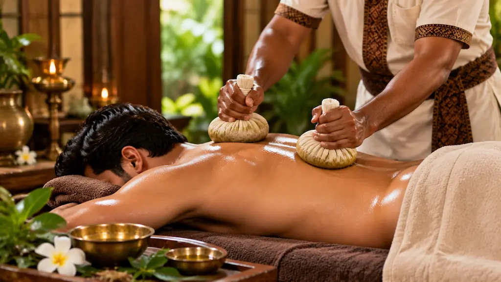 Khalanj massage with herbal pouches in Dammam