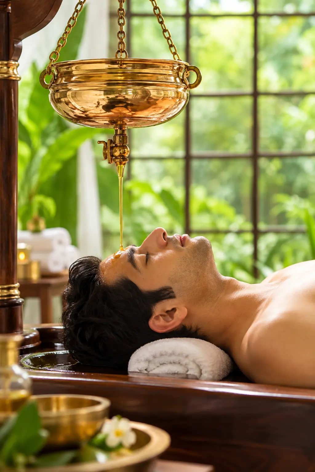Home visit massage in Dammam with warm oil and candlelight